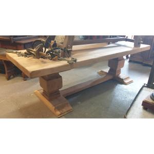 Solid Wood Farmhouse Table 2.50m
