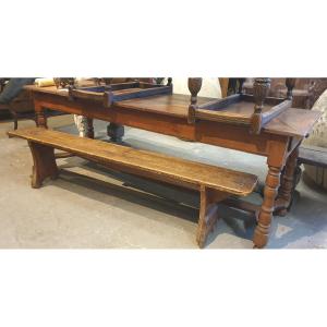 Solid Wood Farm Table 2m44 Cm