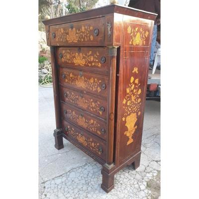 Inlaid Chest Of Drawers