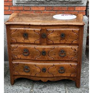 19th Century Parisian Curved Chest Of Drawers