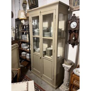 Painted Wooden Display Case