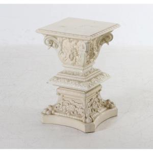Glazed Ceramic Pedestal