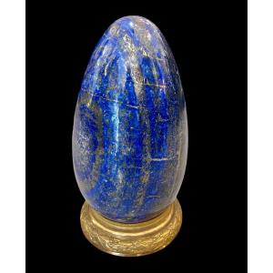 Egg-shaped Lapis Lazuli From Afghanistan