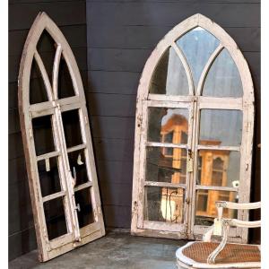 Pair Of Gothic Windows 173x95cm