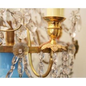 Table Chandelier, Russia, 19th Century. Height: 91 Cm