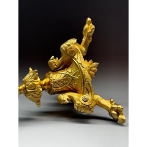 Russian Candlestick From The Mid-19th Century. H- 35cm