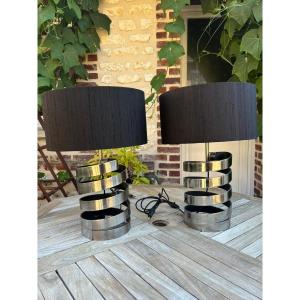 Two Lamps By Jacques Charpentier 