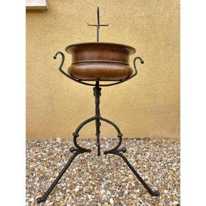 Wrought Iron Washstand Foot, Italy Or Southern France, 15th Century 