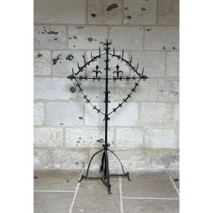 Wrought Iron Light Crown, Flanders, Mid-16th Century 