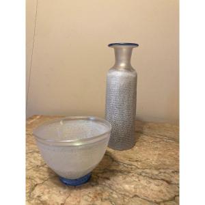 Kosta Boda Bottle And Bowl