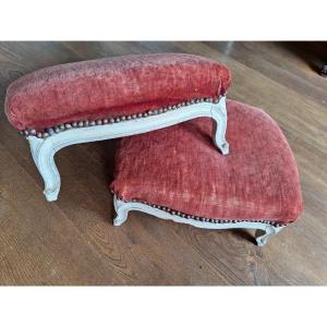 Pair Of 18th-century Louis XV Style Footstools