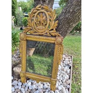 Louis XV Gilded Wood Mirror