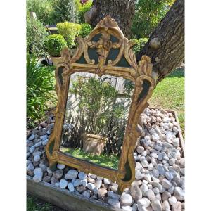 Provencal Gilded Wood Mirror From The Louis XIV Period