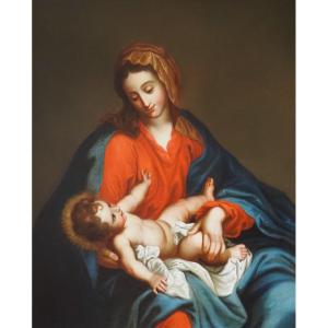 Virgin And Child, Italian School, 18th Century