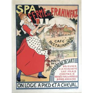 Adolphe Crespin (1859-1944). "frahinfaz Closed Spa". 1896 Poster Masters.