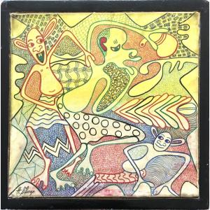 Hendry Lilanga (1974, Tanzania). "little Devils". Around 1993.