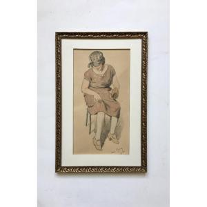 Amedee Lynen (1852-1938). "pretty Shoes". 1926.