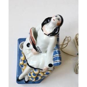 Art Deco Incense Burner. Elté Limoges (léon Texeraud). Around 1925. 