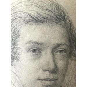 Fernand Beaufort, 19th Century. “portrait Of A Young Man”. 1824.