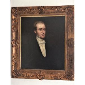 Portrait Of A Man From The Louis-philippe Period.