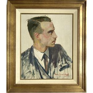 George Goodchild (xix-xx). “portrait Of A Man”. 1925