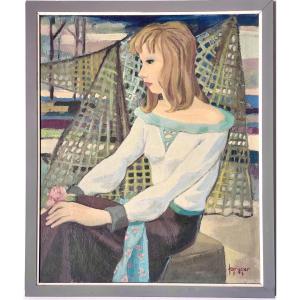 Ernest Forgeur (liège, 1897 - 1961). "marie Du Port". 1959.