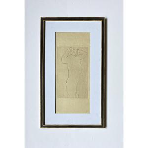 Jean Lurcat (1892-1966). “naked.” Engraving.