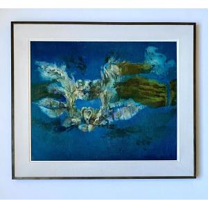 Pierre Willy De Muylder (1921-2013). Aabstraction Lyric. "sea Flowers".1960s.