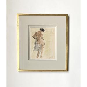 Anne-pierre De Kat (1881, Delft - 1968, La Frette Sur Seine). "female Nude". 1920s.