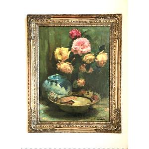 Jacques Maes (1905-1968). “roses.” 1927