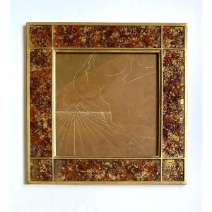 Gerard Daran (1946, Toulouse). "profile Of A Woman". Brass. 1977.