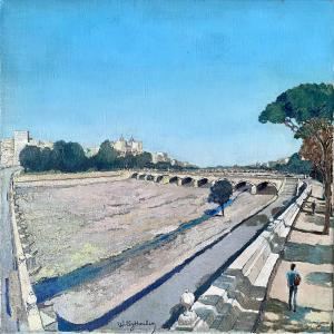 Willy Houben (20th Century). "valencia, The Serranos Towers And The Turia" 1960s.