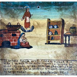 Mexican Painting. Ex-voto. 1907. 