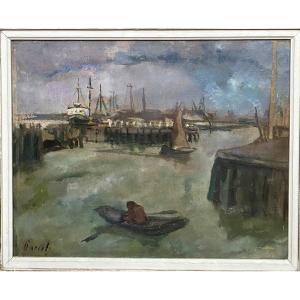 Willem Paerels, Delft (netherlands) 1878- 1962 (belgium). "marine". 1920s-30s.