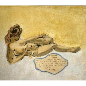 Jean Maurice Minsart (1894-1976). Pastel.