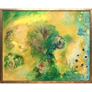 Jean Van Wel (1906-1990). "garden With Flowers". 50-60