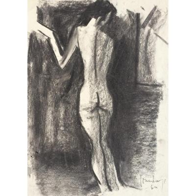 Expressionism. Charles Counhaye. "bare". 1964.