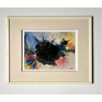 Enrique Todaro. Chilean School. Abstraction. 1960.