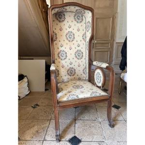 19th Century Oak Capucine Armchair 