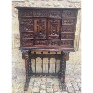 Small Walnut Cabinet 18th Century