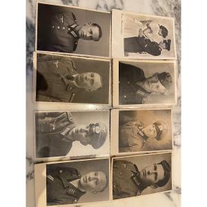 Lot Of 8 Photos Dating From December 1941 Depicting German Soldiers