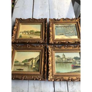 Series Of Paintings On Paris Signed Ardenne