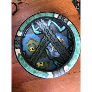 Art Deco Ceramic Signed L Dage