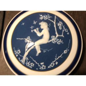 Cherub Candy Box Limoges Porcelain Signed Tharaud