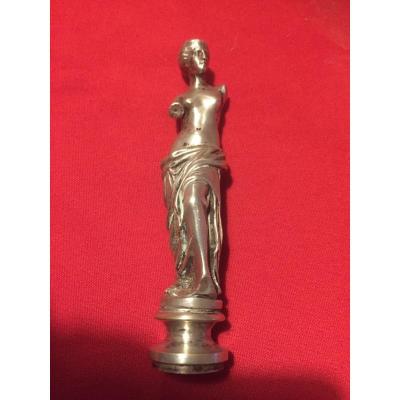 Venus De Milo Silver Bronze Stamp