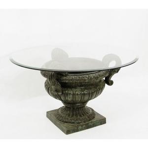 Medici Terracotta Console/table. Italy - 1970s.