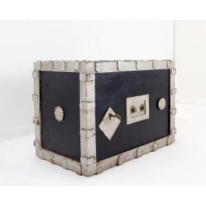 Antique Fireproof Cast Iron Safe