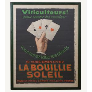 Vintage Poster “la Bouille Soleil” Paris: Imp. Joseph-charles, Circa 1930