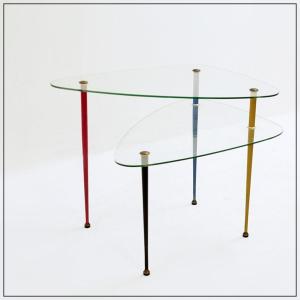 Italian "arlecchino" Side Table By Edoardo Paoli For Vitrex, 1950s
