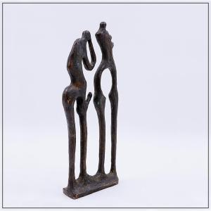 Klausvan De Locht, Erotic Bronze Sculpture - 1980s